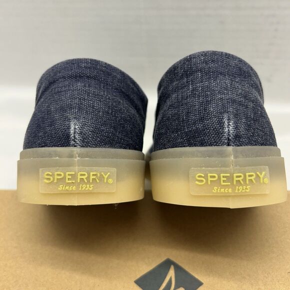 Sperry Captains CVO Drink Navy Denim Look Women Sz 7.5 New in Box - Picture 5 of 8